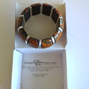 Designs Fashion Jewelry "Colors of Fall" Stretch Bracelet